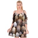 Snail Shells Pattern Arianta Arbustorum Cutout Spaghetti Strap Chiffon Dress View1