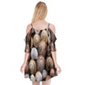 Snail Shells Pattern Arianta Arbustorum Cutout Spaghetti Strap Chiffon Dress View2