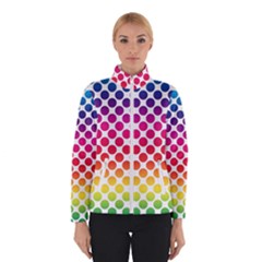 Polka-dots-callor Women s Bomber Jacket by nate14shop