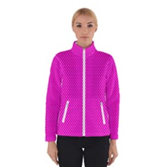 Polkadots-pink Women s Bomber Jacket by nate14shop