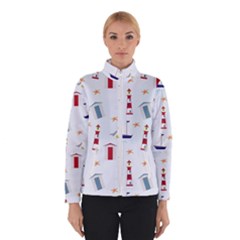 Nautical-ilustrasi Women s Bomber Jacket by nate14shop