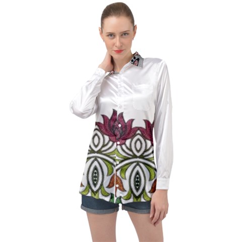 Im Fourth Dimension Colour 3 Long Sleeve Satin Shirt by imanmulyana