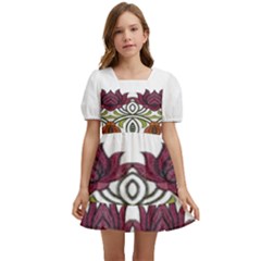 Im Fourth Dimension Colour 3 Kids  Short Sleeve Dolly Dress by imanmulyana