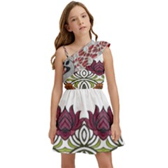 Im Fourth Dimension Colour 3 Kids  One Shoulder Party Dress by imanmulyana