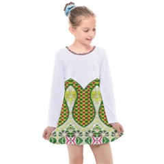 Im Fourth Dimension Colour 5 Kids  Long Sleeve Dress by imanmulyana