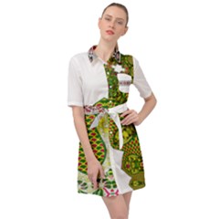 Im Fourth Dimension Colour 5 Belted Shirt Dress by imanmulyana