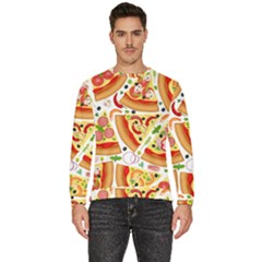 Pizza Love Men s Fleece Sweatshirt by designsbymallika