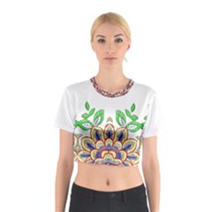 Im Fourth Dimension Colour 6 Cotton Crop Top by imanmulyana