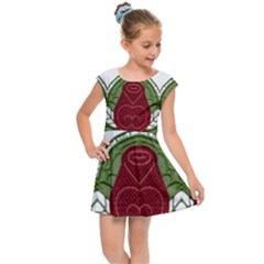 Im Fourth Dimension Colour 7 Kids  Cap Sleeve Dress by imanmulyana