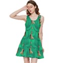 Happy Small Dogs In Calm In The Big Blooming Forest Inside Out Racerback Dress View1