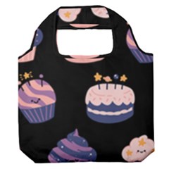 Birthday-cake Premium Foldable Grocery Recycle Bag by nateshop