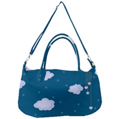 Clouds Removal Strap Handbag by nateshop