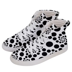 Dot Women s Hi-top Skate Sneakers by nateshop