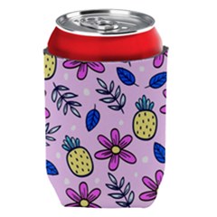 Flowers Purple Can Holder by nateshop