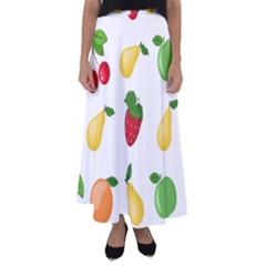 Fruits Flared Maxi Skirt by nateshop