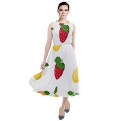 Fruits Round Neck Boho Dress by nateshop