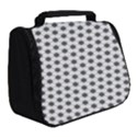 Gray Motif Full Print Travel Pouch (Small) View2