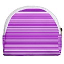 Pattern-purple Lines Horseshoe Style Canvas Pouch View2