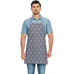 Seamless-pattern Gray Kitchen Apron by nateshop