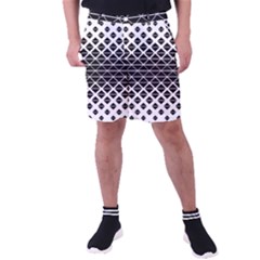 Triangle-black White Men s Pocket Shorts by nateshop