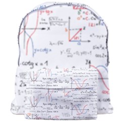 Math Formula Pattern Giant Full Print Backpack by Sapixe