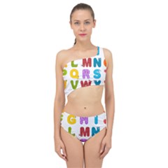 Vectors Alphabet Eyes Letters Funny Spliced Up Two Piece Swimsuit by Sapixe