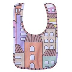 Houses City Architecture Building Baby Bib by Sapixe