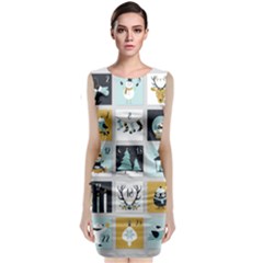 Advent Calendar Classic Sleeveless Midi Dress by Sapixe