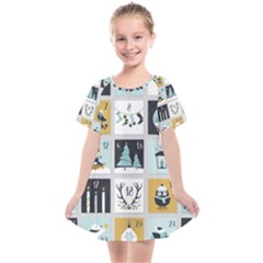 Advent Calendar Kids  Smock Dress by Sapixe