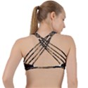 Dragon Pentagram Criss Cross Racerback Sports Bra View2