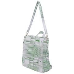 Circuit Board Crossbody Backpack by Sapixe