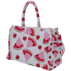 Pink Watermeloon Duffel Travel Bag by Sapixe