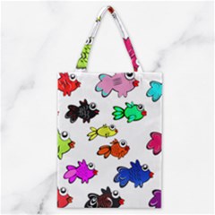 Fish Fishes Marine Life Swimming Water Classic Tote Bag by Sapixe