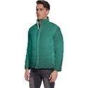 Background-green Men s Puffer Bubble Jacket Coat View2