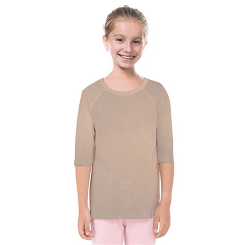 Background-mocca Kids  Quarter Sleeve Raglan Tee by nateshop