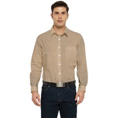 Background-mocca Men s Long Sleeve Pocket Shirt  by nateshop