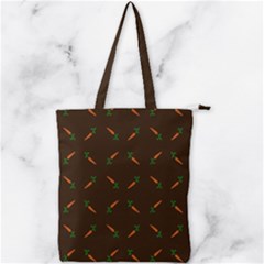 Carrots Double Zip Up Tote Bag by nateshop