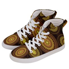 Fractal Women s Hi-top Skate Sneakers by nateshop