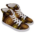 Fractal Women s Hi-Top Skate Sneakers View3