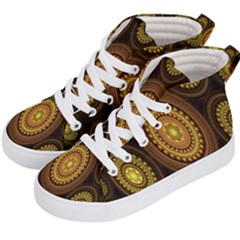 Fractal Kids  Hi-top Skate Sneakers by nateshop