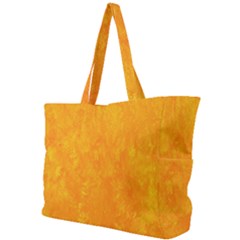 Background-yellow Simple Shoulder Bag by nateshop