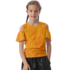 Background-yellow Kids  Butterfly Cutout Tee by nateshop