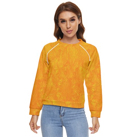 Background-yellow Women s Long Sleeve Raglan Tee by nateshop