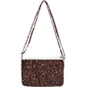 Coffee Beans Food Texture Double Gusset Crossbody Bag View1