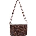 Coffee Beans Food Texture Double Gusset Crossbody Bag View2