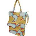 Retro art urban grunge pattern Shoulder Tote Bag View1