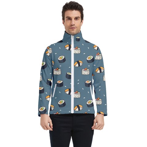 Sushi Pattern Men s Bomber Jacket by Jancukart