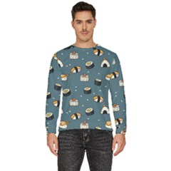 Sushi Pattern Men s Fleece Sweatshirt by Jancukart