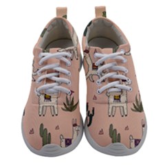 Llamas Pattern Athletic Shoes by Jancukart