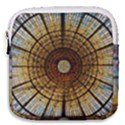 Barcelona Stained Glass Window Mini Square Pouch View1